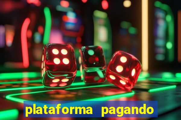 plataforma pagando no cadastro slots